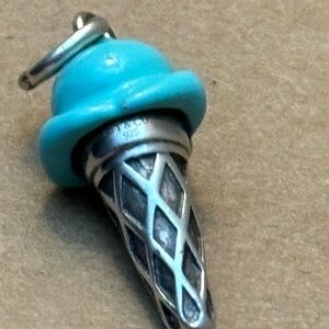blue ice cream cone Tiffany co charm
